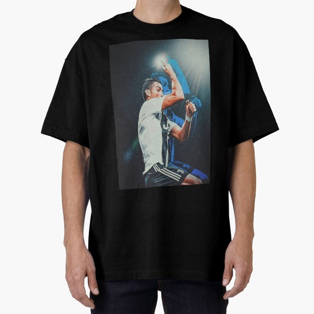 Siiimmmmm Oversized T-Shirt Feel the Roar of Match Day Hype around FIFA World Cup 2026, Messi and Cristiano Ronaldo, France and Portugal, Retro Football Energy, Iconic Rivalries, Trophy Chase Drama and Stadium Atmosphere; Made for Die Hard