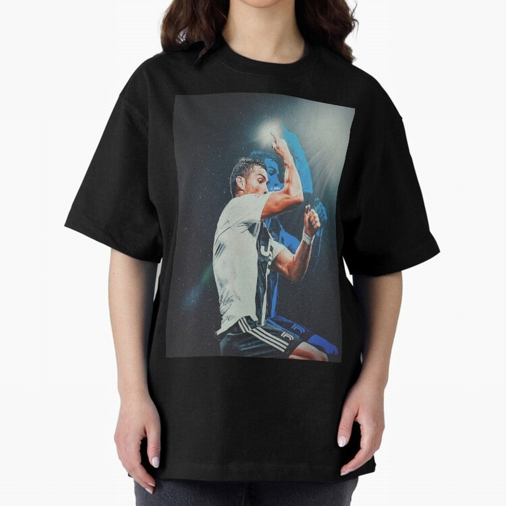 Siiimmmmm Oversized T-Shirt Feel the Roar of Match Day Hype around FIFA World Cup 2026, Messi and Cristiano Ronaldo, France and Portugal, Retro Football Energy, Iconic Rivalries, Trophy Chase Drama and Stadium Atmosphere; Made for Die Hard