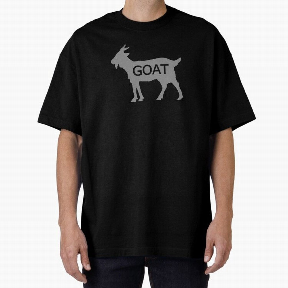 GOAT Grey 2 Oversized T-Shirt Elevate Global Football Passion for FIFA World Cup 2026 Group Stage, Capturing Messi, CR7 and Mbappe, England, Championship Spirit, Famous Goals, Roaring Crowds and International Football Unity; Perfect for Fans,