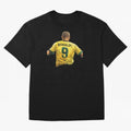 Brazilian Football Legend No.9 Vintage Streetwear Design Oversized T-Shirt Join the Countdown to FIFA World Cup 2026 Group Stage Featuring Messi, Argentina and Brazil Energy, Supporter Pride, Iconic Celebrations, Legendary Names and Global Match