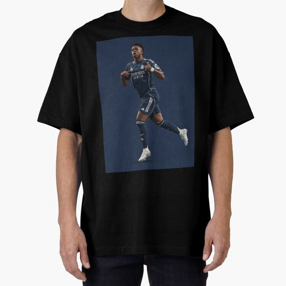 Vini Oversized T-Shirt Honor Champions and Dreams in the FIFA World Cup 2026 USA Canada Mexico Journey through Cristiano Ronaldo Highlights, Netherlands Pride, Stadium Memories, Football Loyalty, International Chants and Championship Tradition;