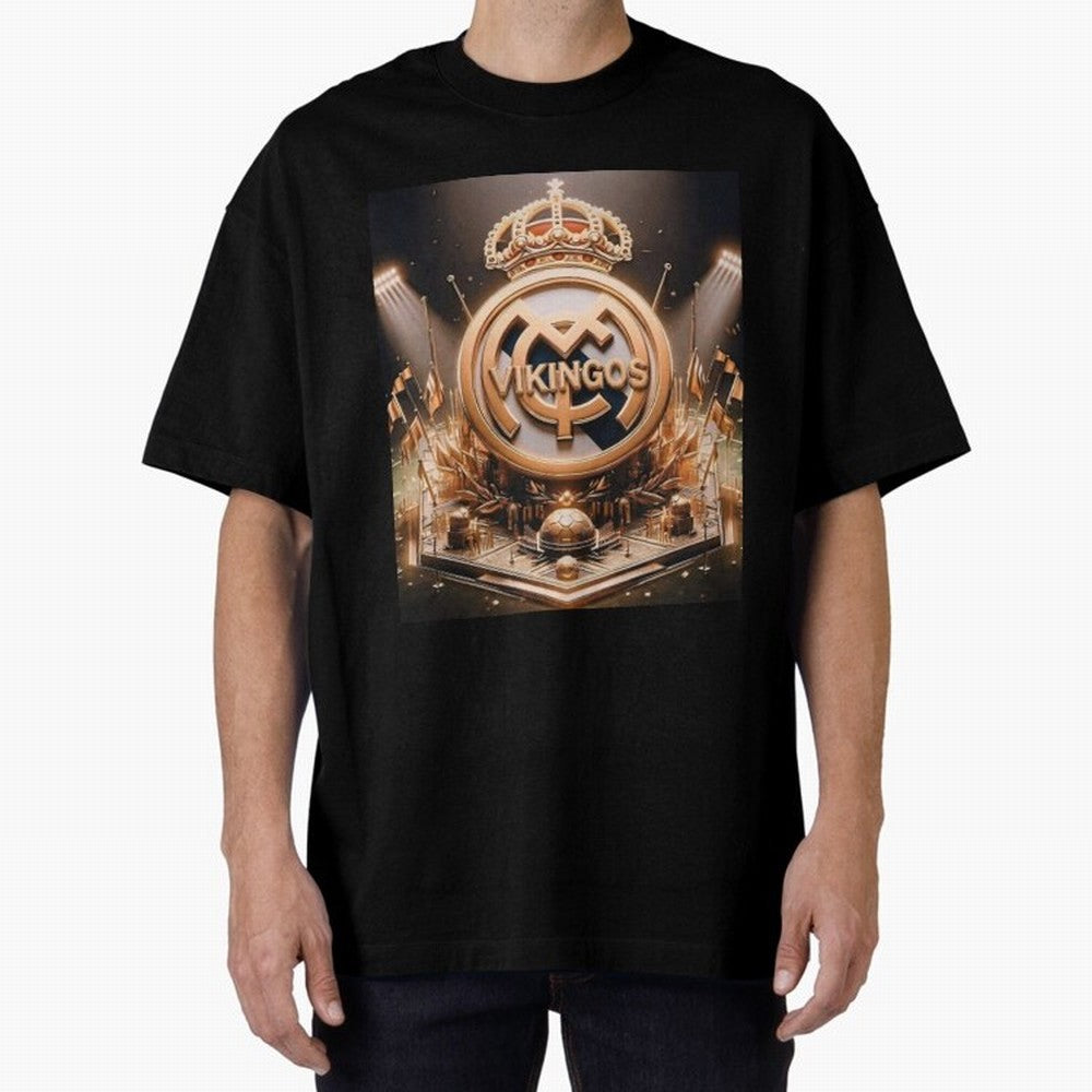 Vikings Oversized T-Shirt Relive Legendary Nights from FIFA World Cup 2026 for Fans of Cristiano Ronaldo and Brazil, Portugal and Argentina, Bringing Sports Nostalgia, International Competition, Famous Players and Unforgettable Victories; Ideal for