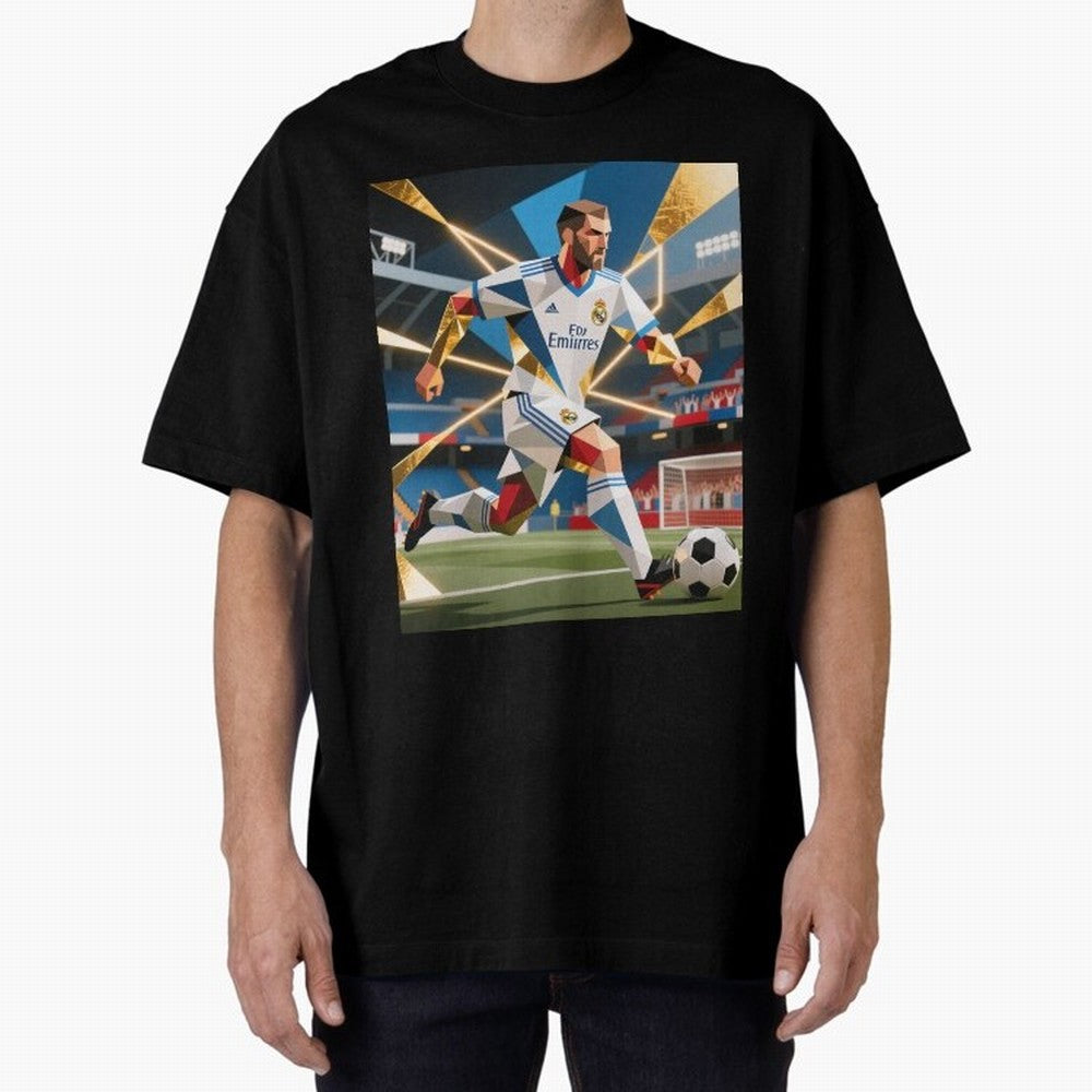 Madridistas Oversized T-Shirt Live for the Drama of Match Day Hype around FIFA World Cup 2026 Group Stage, Mbappe, England, France and Netherlands, Classic Soccer Heritage, Championship Pressure, Fan Loyalty and International Pride; Perfect for