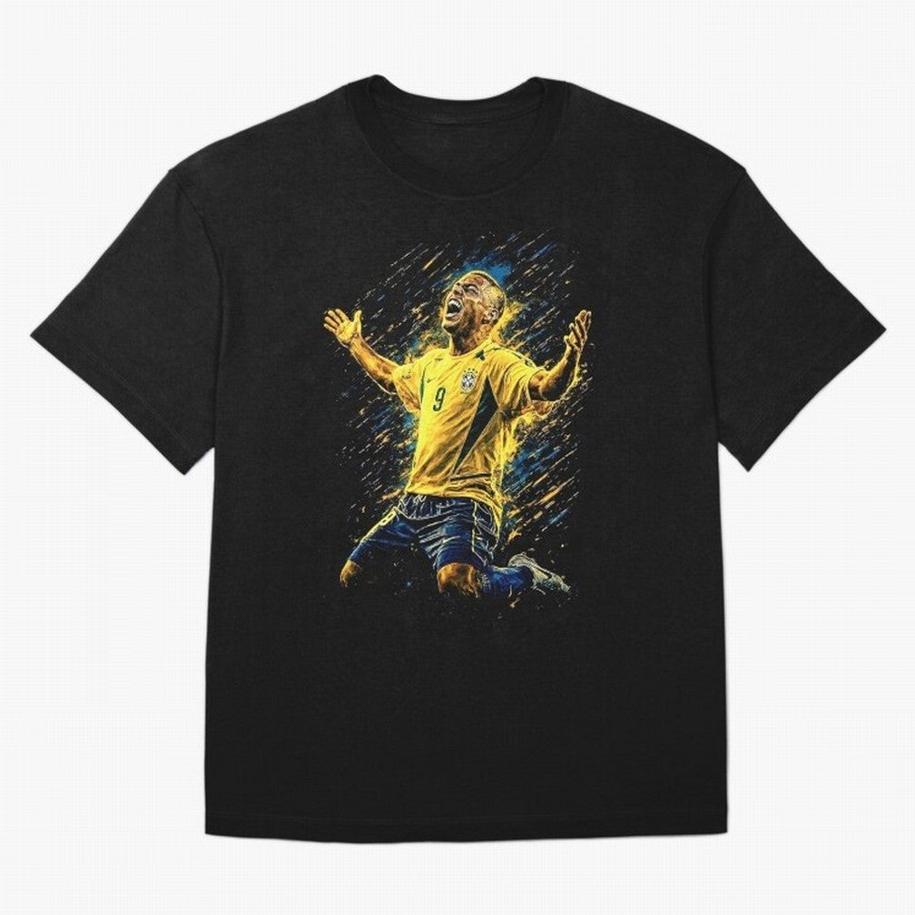 R9 Ronaldo Football Legend Oversized T-Shirt Cheer through Every Moment of FIFA World Cup 2026 USA Canada Mexico Connected to Messi and Cristiano Ronaldo, France Energy, Retro Football Energy, Iconic Rivalries, Trophy Chase Drama and Stadium