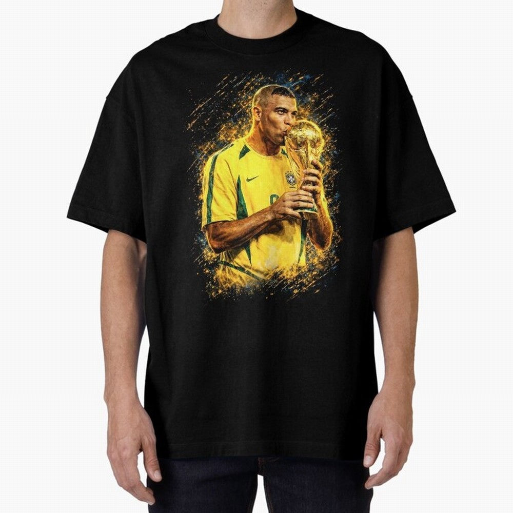 R9 Ronaldo Football Legend Oversized T-Shirt Upgrade FIFA World Cup 2026 Celebrating Neymar, France Energy, Game Day Rituals, Football Legends, Country Pride and the Road to the Final; Made for Collectors Who Enjoy Iconic Players, Country Pride,