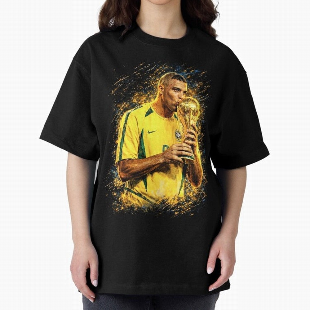 R9 Ronaldo Football Legend Oversized T-Shirt Upgrade FIFA World Cup 2026 Celebrating Neymar, France Energy, Game Day Rituals, Football Legends, Country Pride and the Road to the Final; Made for Collectors Who Enjoy Iconic Players, Country Pride,