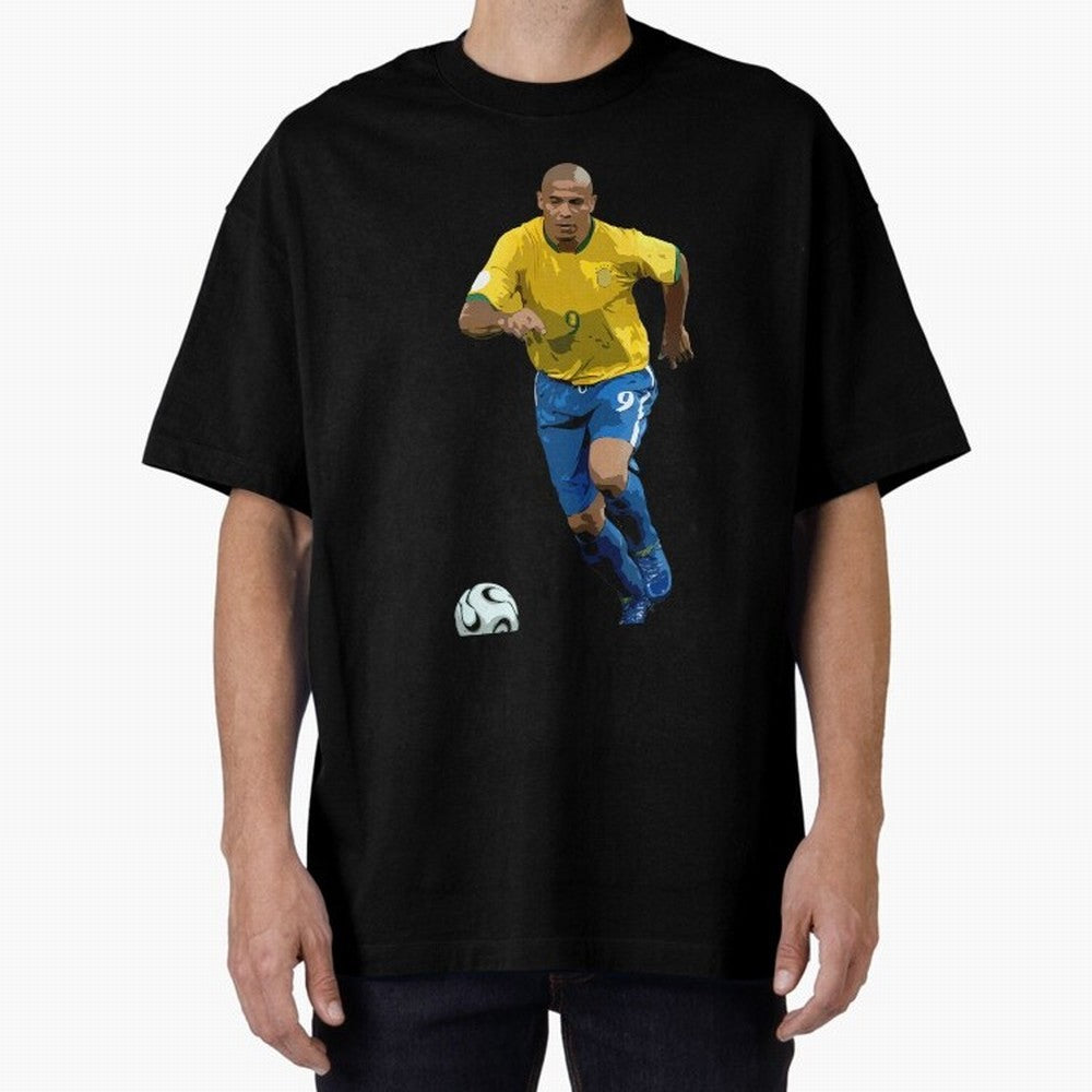 Ronaldo Nazario Oversized T-Shirt Celebrate Every Goal in Match Day Hype around FIFA World Cup 2026 Group Stage, Cristiano Ronaldo, Brazil, Portugal and Argentina, Football History, Final Match Energy, Crowd Noise and Once in a Lifetime Moments;