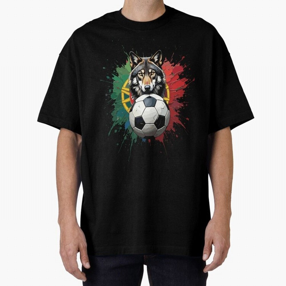Portugal 2026 Soccer dog - World Cup Football Oversized T-Shirt Show Support during Match Day Hype around FIFA World Cup 2026 USA Canada Mexico, Messi and Cristiano Ronaldo, Argentina, Soccer Culture, Superstar Moments, National Team Dreams and
