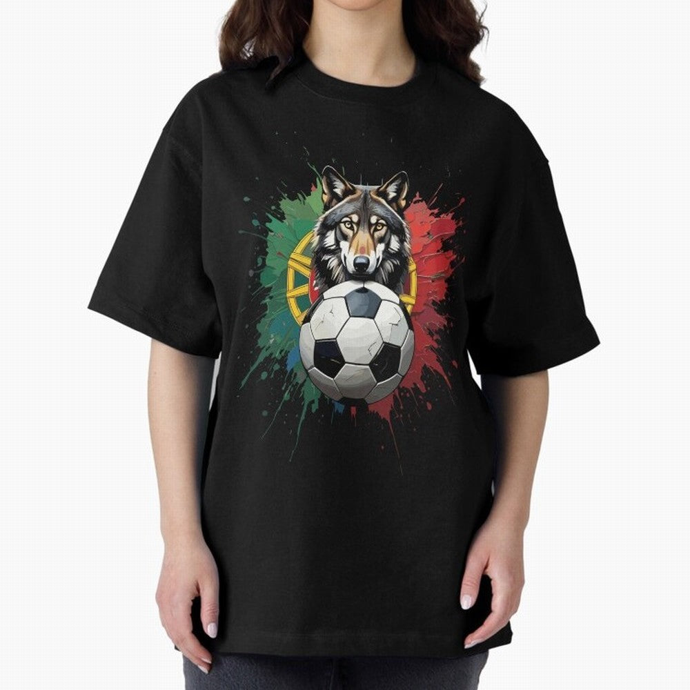Portugal 2026 Soccer dog - World Cup Football Oversized T-Shirt Show Support during Match Day Hype around FIFA World Cup 2026 USA Canada Mexico, Messi and Cristiano Ronaldo, Argentina, Soccer Culture, Superstar Moments, National Team Dreams and