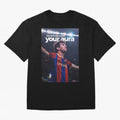 Lionel Messi - They can't copy & paste your aura Oversized T-Shirt Share Global Football Passion for FIFA World Cup 2026, Featuring Mbappe, Portugal, Spain and Germany, Supporter Pride, Iconic Celebrations, Legendary Names and Global Match Day