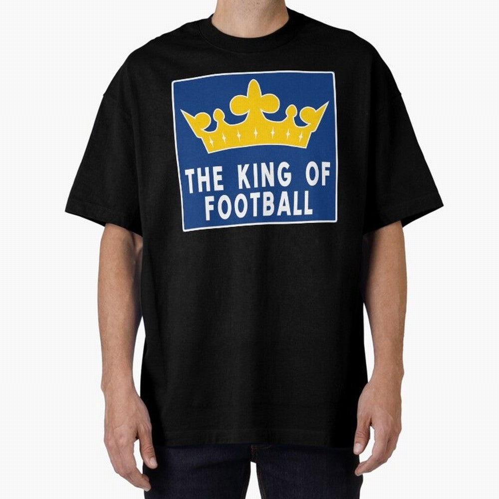 The King of Football Oversized T-Shirt Fuel the Hype around Match Day Hype around FIFA World Cup 2026 Group Stage, Neymar, Haaland and Cristiano Ronaldo, England and Germany, Retro Football Energy, Iconic Rivalries, Trophy Chase Drama and Stadium