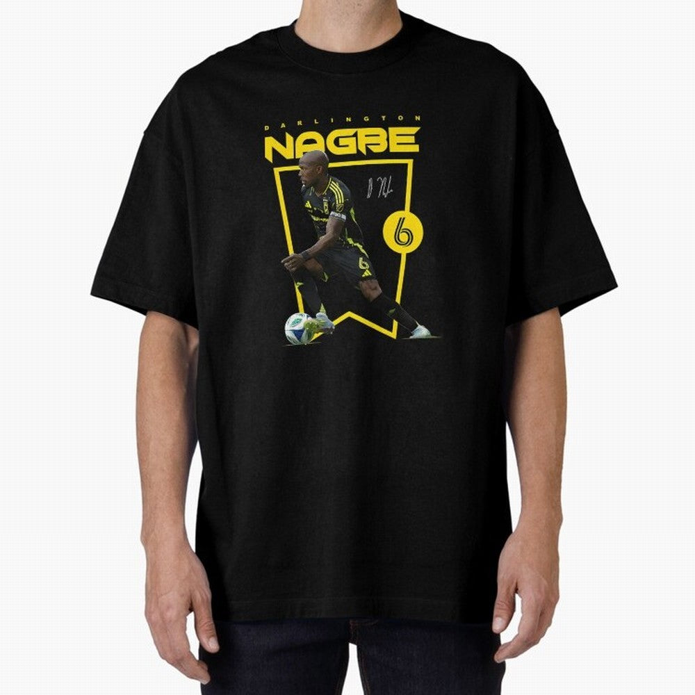 Darlington Nagbe Columbus Crew Oversized T-Shirt Upgrade FIFA World Cup 2026 Celebrating Neymar, France Energy, Game Day Rituals, Football Legends, Country Pride and the Road to the Final; Made for Collectors Who Enjoy Iconic Players, Country