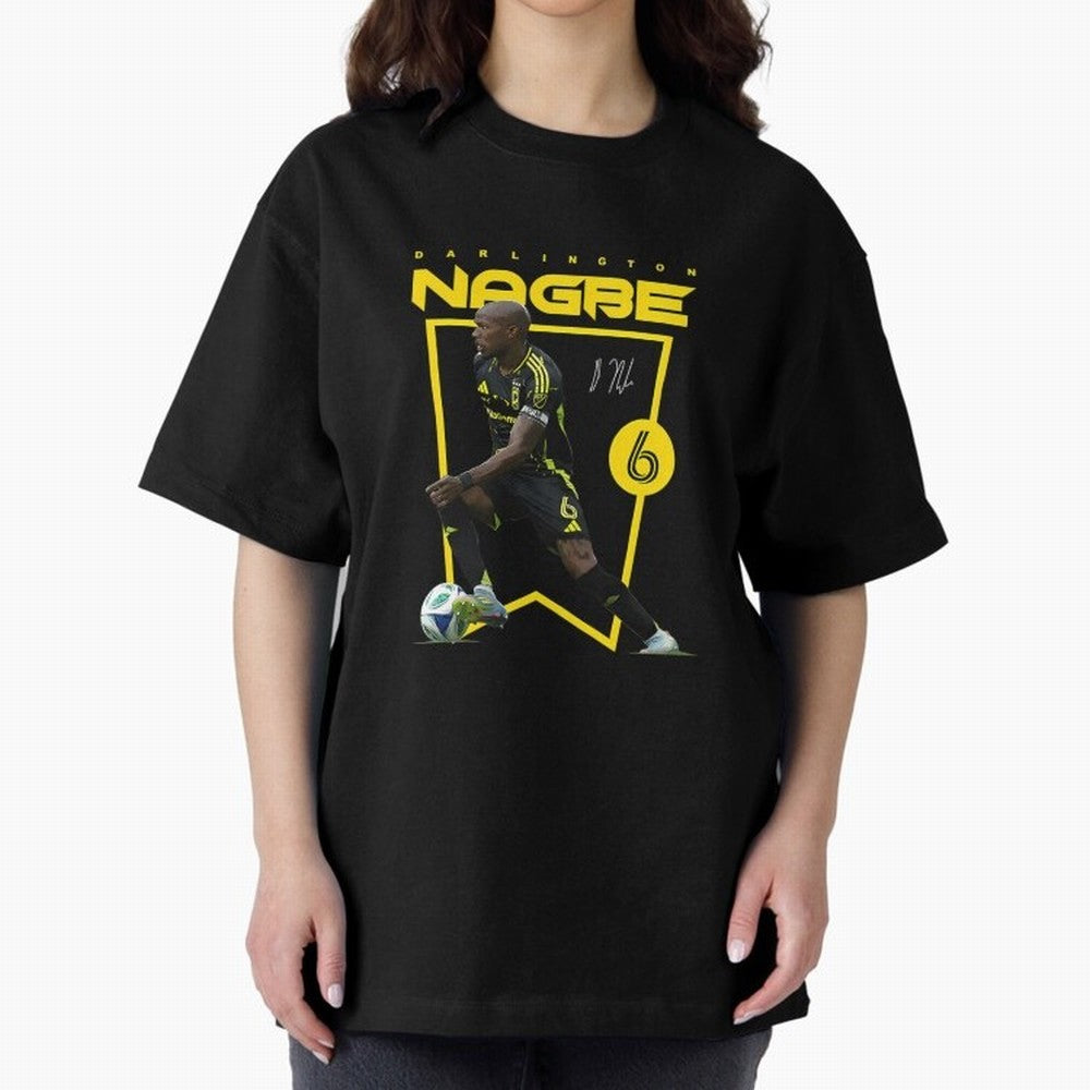 Darlington Nagbe Columbus Crew Oversized T-Shirt Upgrade FIFA World Cup 2026 Celebrating Neymar, France Energy, Game Day Rituals, Football Legends, Country Pride and the Road to the Final; Made for Collectors Who Enjoy Iconic Players, Country