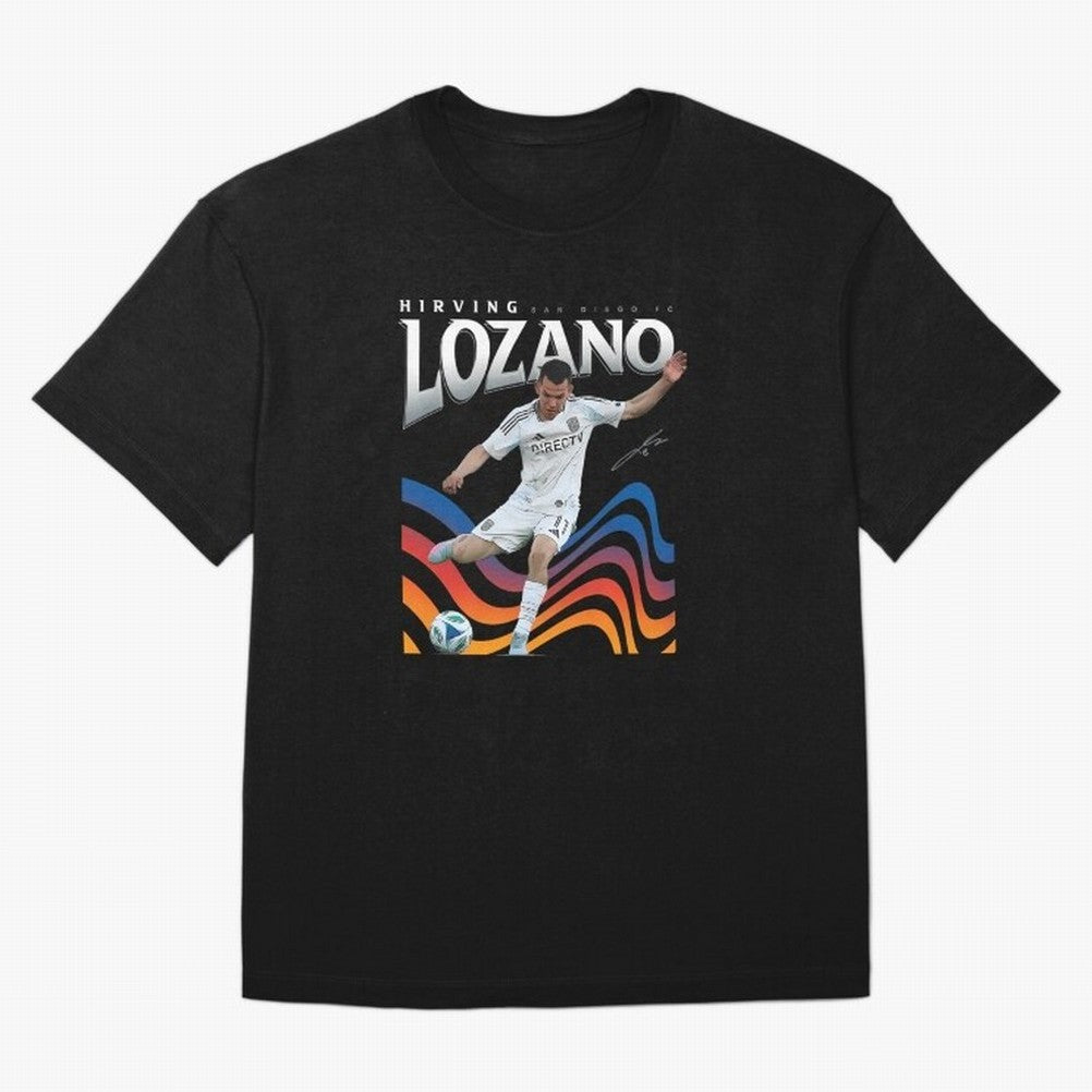Hirving Lozano San Diego Oversized T-Shirt Feel the Trophy Chase of Global Football Passion for FIFA World Cup 2026 Group Stage, Filled with Messi, Neymar and Mbappe, England, France and Netherlands, Football History, Final Match Energy, Crowd