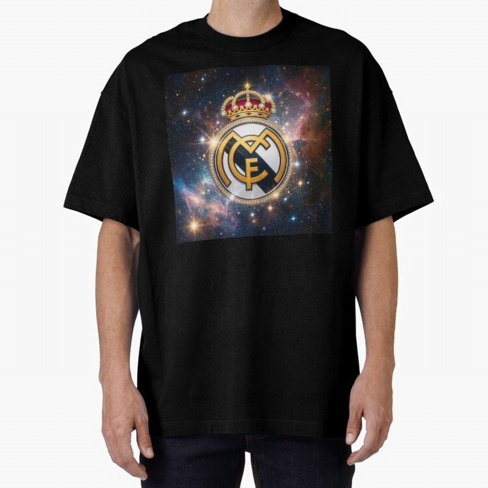 The Real Madrid Galaxy Oversized T-Shirt Join Supporters Worldwide for FIFA World Cup 2026 Spirit, Celebrating Argentina, Cristiano Ronaldo, Haaland and CR7, Vintage Soccer Flavor, Modern Football Stars, National Flags and Final Night Emotion;