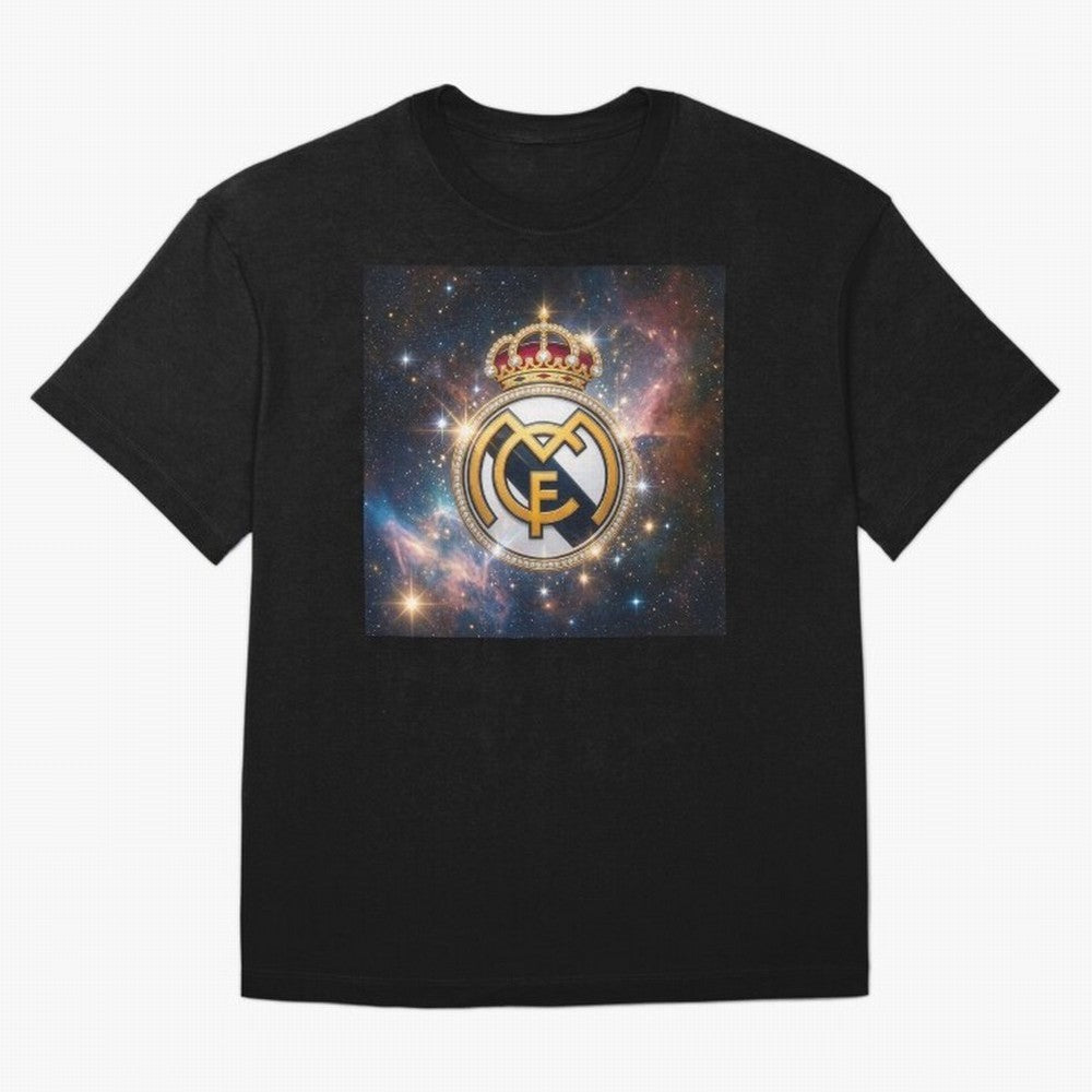 The Real Madrid Galaxy Oversized T-Shirt Join Supporters Worldwide for FIFA World Cup 2026 Spirit, Celebrating Argentina, Cristiano Ronaldo, Haaland and CR7, Vintage Soccer Flavor, Modern Football Stars, National Flags and Final Night Emotion;