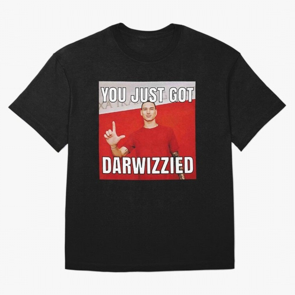 You Just Got Darwizzied Active Oversized T-Shirt Feel FIFA World Cup 2026 Group Stage Highlighting Haaland, Spain and Netherlands Energy, Game Day Rituals, Football Legends, Country Pride and the Road to the Final; Great for Watch Parties, Sports