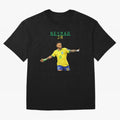 Neymar Oversized T-Shirt Bring Champion Energy into FIFA World Cup 2026 Group Stage Spirit, Capturing France and Portugal, Messi, Neymar and Mbappe, Sports Nostalgia, International Competition, Famous Players and Unforgettable Victories; Great for