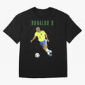 BRAZIL 9 Oversized T-Shirt Show Support during FIFA World Cup 2026 for Fans of Cristiano Ronaldo and England, France and Netherlands, Bringing Football Passion, Legendary Performances, Festival Vibes and Supporter Community; Made for Collectors Who