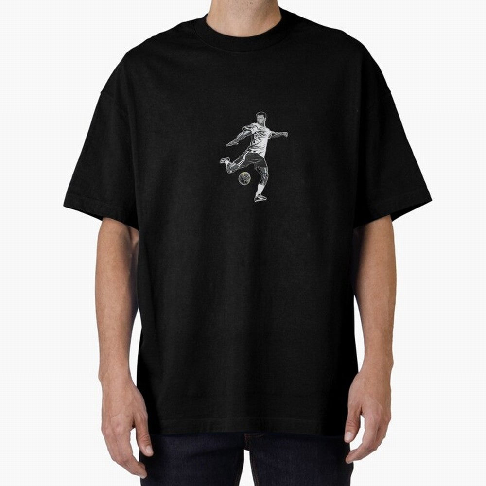 Fooball player Oversized T-Shirt Live the Energy of FIFA World Cup 2026 Spirit, Celebrating Brazil, Portugal and Argentina, CR7, Football Passion, Legendary Performances, Festival Vibes and Supporter Community; Ideal for Passionate Fans Who Love