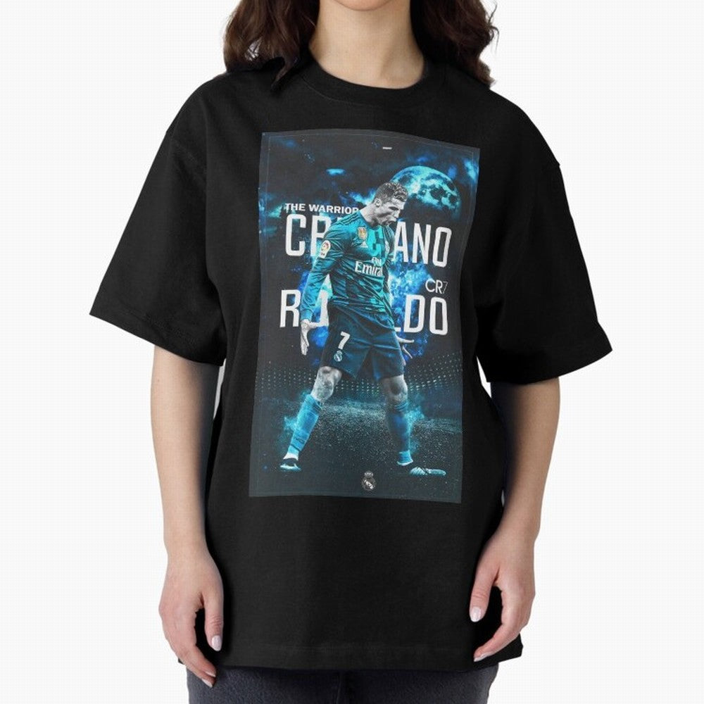 Ronaldo Oversized T-Shirt Follow FIFA World Cup 2026 Spirit, Filled with Argentina, Haaland, Stadium Memories, Football Loyalty, International Chants and Championship Tradition; Great for Watch Parties, Sports Bars, Family Nights, Fan Clubs and