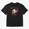 Camiseta Portugal 2026 - Bola de Futebol e Design Galo de Barcelos. Oversized T-Shirt Carry National Pride through FIFA World Cup 2026 Highlighting Neymar, Haaland and Cristiano Ronaldo, Portugal, Spain and Germany Energy, Classic Soccer Heritage,