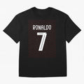 Christiano Ronaldo Portugal Kit 2025 Oversized T-Shirt Show Your Tournament Heart for the FIFA World Cup 2026 Journey through Messi, Neymar and Mbappe Highlights, Argentina Pride, Championship Spirit, Famous Goals, Roaring Crowds and International