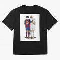 Ronaldinho & Ronaldo R9 Classic Football Legend - La Liga Derby Oversized T-Shirt Share the FIFA World Cup 2026 USA Canada Mexico Journey through CR7 and Messi Highlights, Portugal, Spain and Germany Pride, Stadium Memories, Football Loyalty,