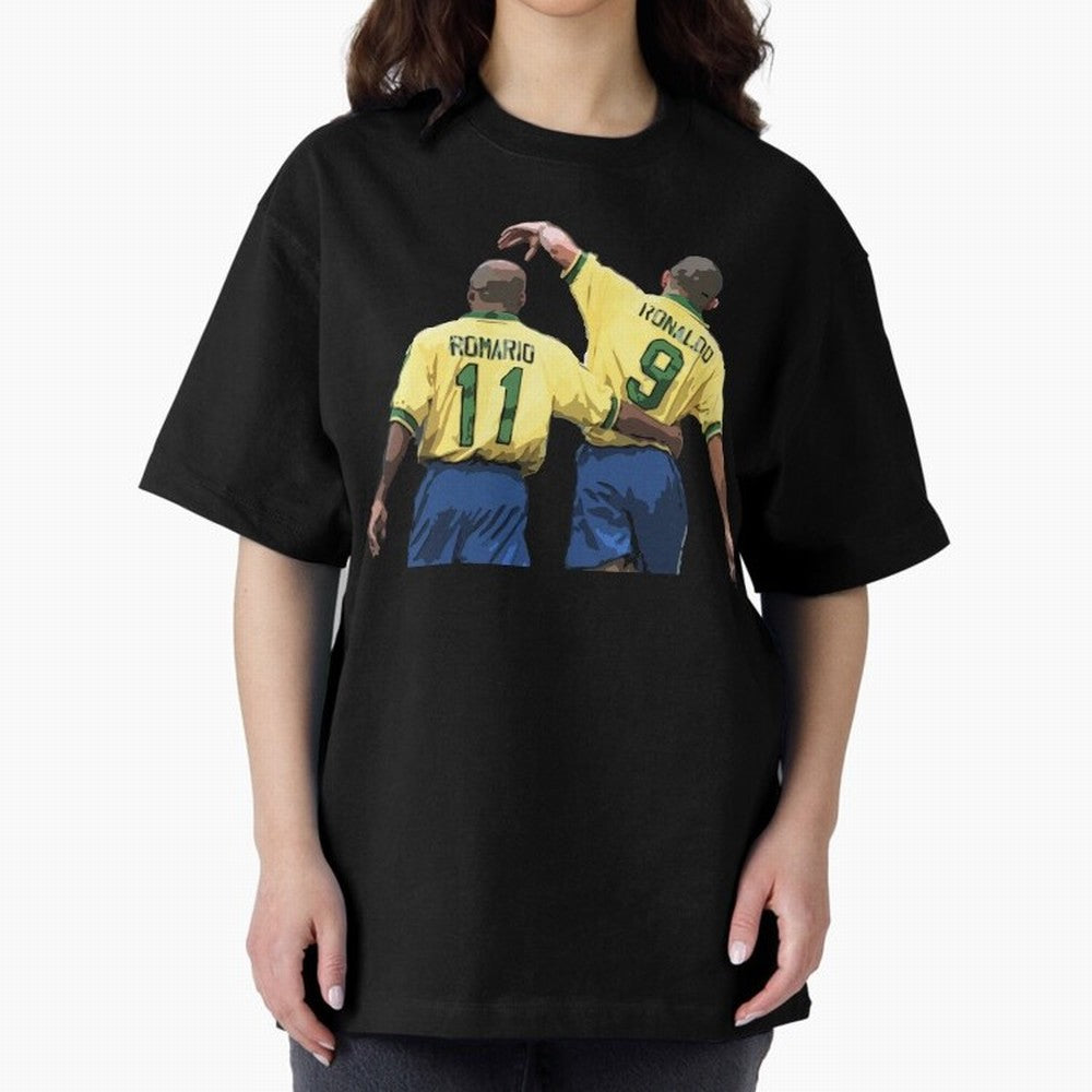 Romario & Ronaldo Oversized T-Shirt Experience FIFA World Cup 2026 Group Stage Highlighting Neymar, France Energy, Supporter Pride, Iconic Celebrations, Legendary Names and Global Match Day Energy; Built for Supporters Chasing Trophy Dreams, Final