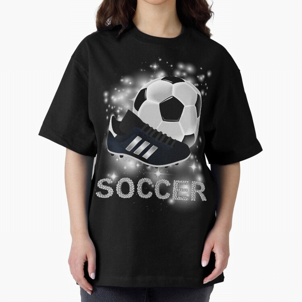 Soccer lover, passion for the ball Oversized T-Shirt Carry FIFA World Cup 2026 Group Stage Spirit, Built around Portugal, Spain and Germany, Messi, CR7 and Mbappe, Football Passion, Legendary Performances, Festival Vibes and Supporter Community;