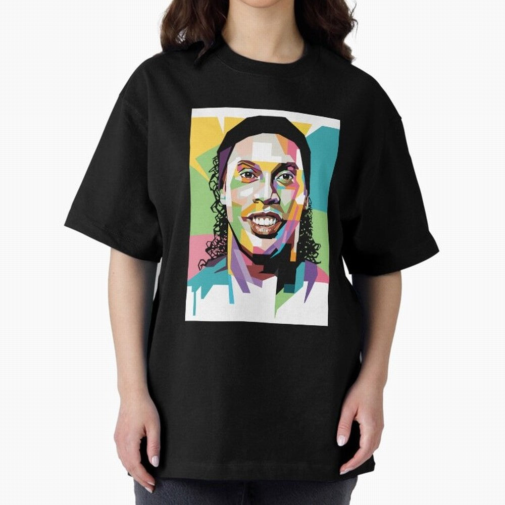 Ronaldo ¨C Legendary Football Star & GOAT Artwork Oversized T-Shirt Honor Champions and Dreams in FIFA World Cup 2026 Group Stage Spirit, Celebrating Brazil, Portugal and Argentina, Mbappe and Neymar, Supporter Pride, Iconic Celebrations, Legendary