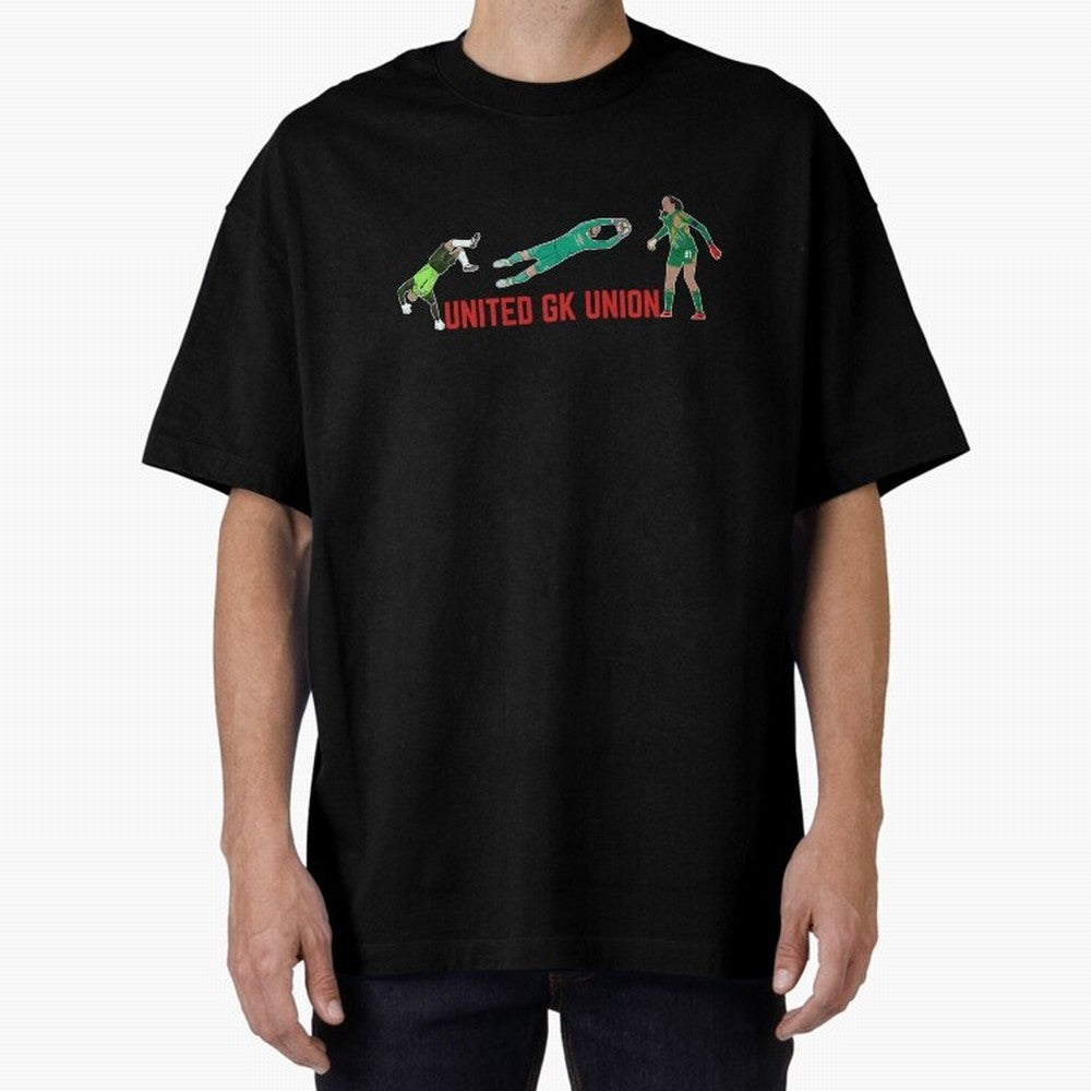 UNITED GK Union Peter Schmeichel David De Gea Phallon Tullis-Joyce Oversized T-Shirt Feel the Roar of FIFA World Cup 2026 Group Stage Made for Cristiano Ronaldo, France and Portugal Energy, Vintage Soccer Flavor, Modern Football Stars, National