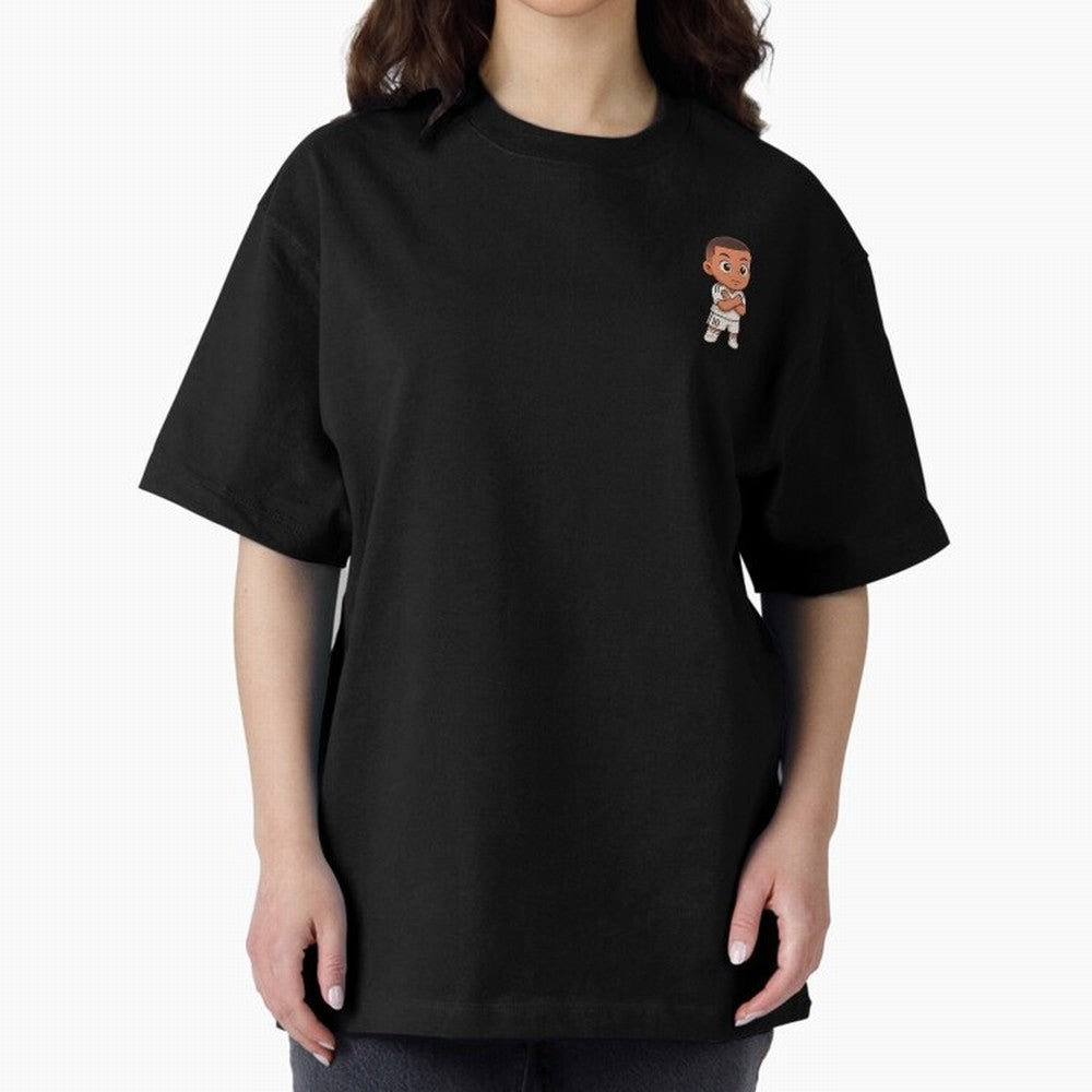 KYLIAN MBAPPE REAL MADRID CELEBRATION | CHIBI STICKER Oversized T-Shirt Celebrate Classic Football Spirit in Match Day Hype around FIFA World Cup 2026, Messi and Cristiano Ronaldo, Argentina and Brazil, Football History, Final Match Energy, Crowd