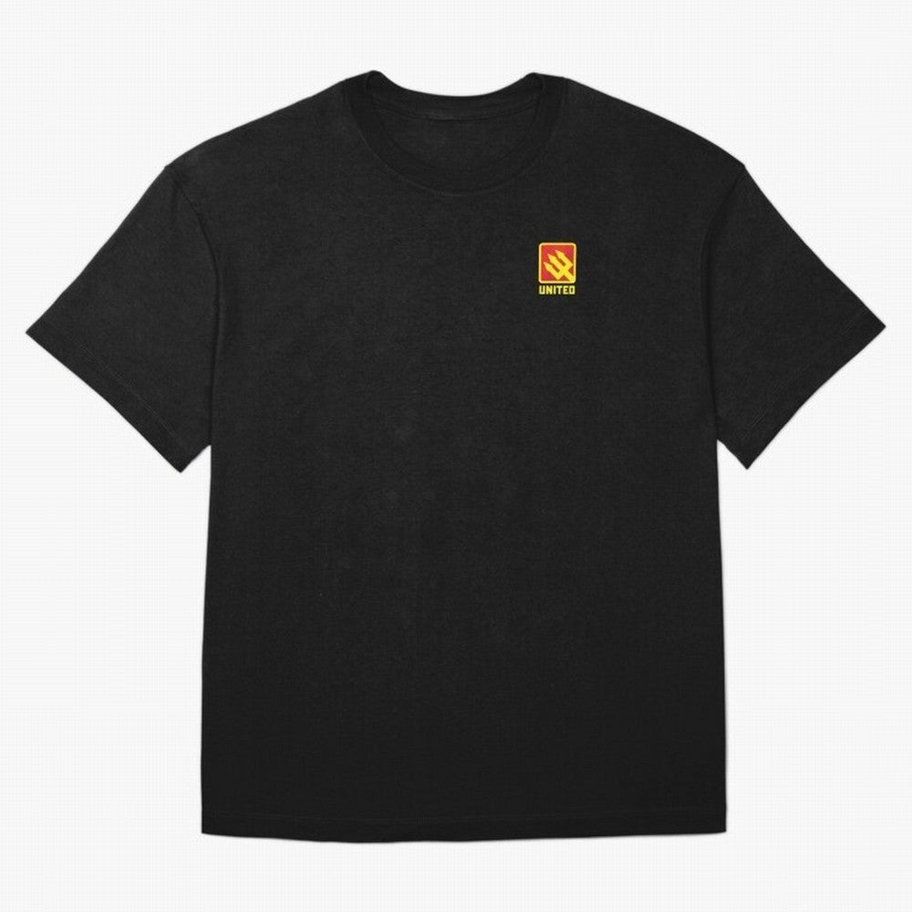 Manchester United Minimal Badge Oversized T-Shirt Represent Match Day Hype around FIFA World Cup 2026 Group Stage, Mbappe, Brazil, Portugal and Argentina, Goal Celebration Energy, Supporter Heritage, Football Icons and Worldwide Tournament Joy;