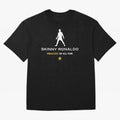 Skinny Ronaldo The Greatest Of All Time White Oversized T-Shirt Feel the Trophy Chase of FIFA World Cup 2026 USA Canada Mexico Inspired by Messi, Portugal, Spain and Germany Energy, Retro Football Energy, Iconic Rivalries, Trophy Chase Drama and