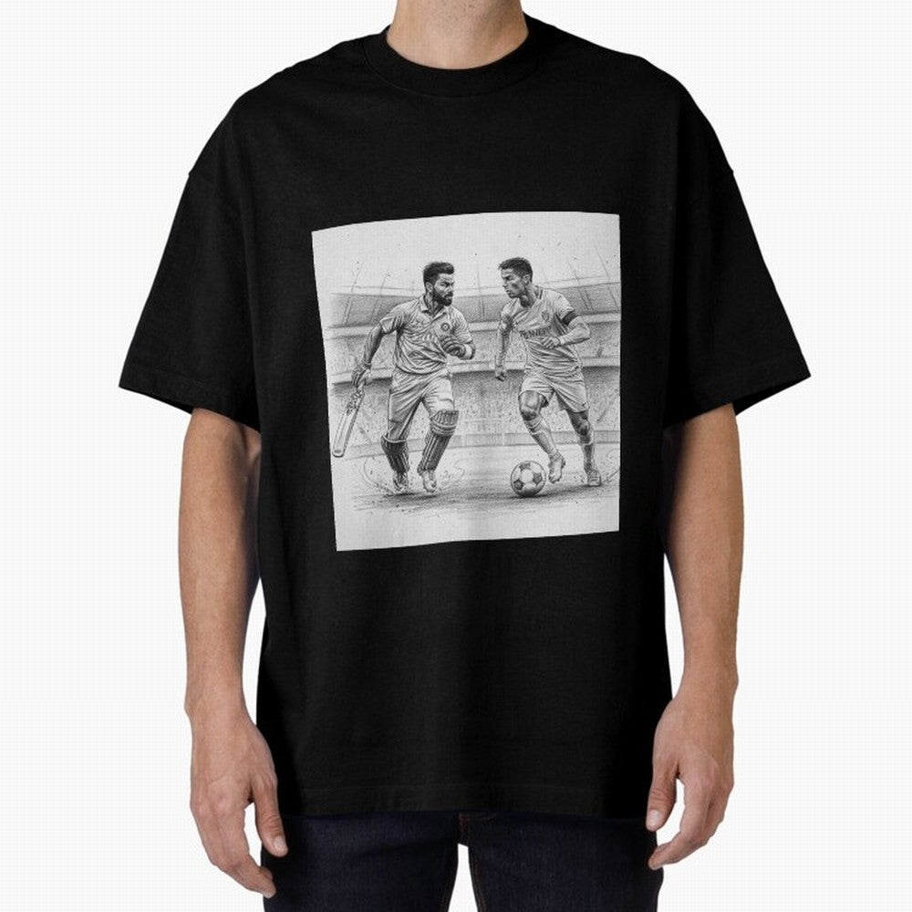 Virat and Ronaldo Oversized T-Shirt Turn Every Weekend Toward the FIFA World Cup 2026 Journey through Mbappe and Neymar Highlights, Portugal, Spain and Germany Pride, Game Day Rituals, Football Legends, Country Pride and the Road to the Final;