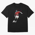 CR7 Artwork For Soccer Fans Gift For Football Lovers Oversized T-Shirt Bring Home Global Football Passion for FIFA World Cup 2026, Connected to Haaland, Portugal, Spain and Germany, Retro Football Energy, Iconic Rivalries, Trophy Chase Drama and