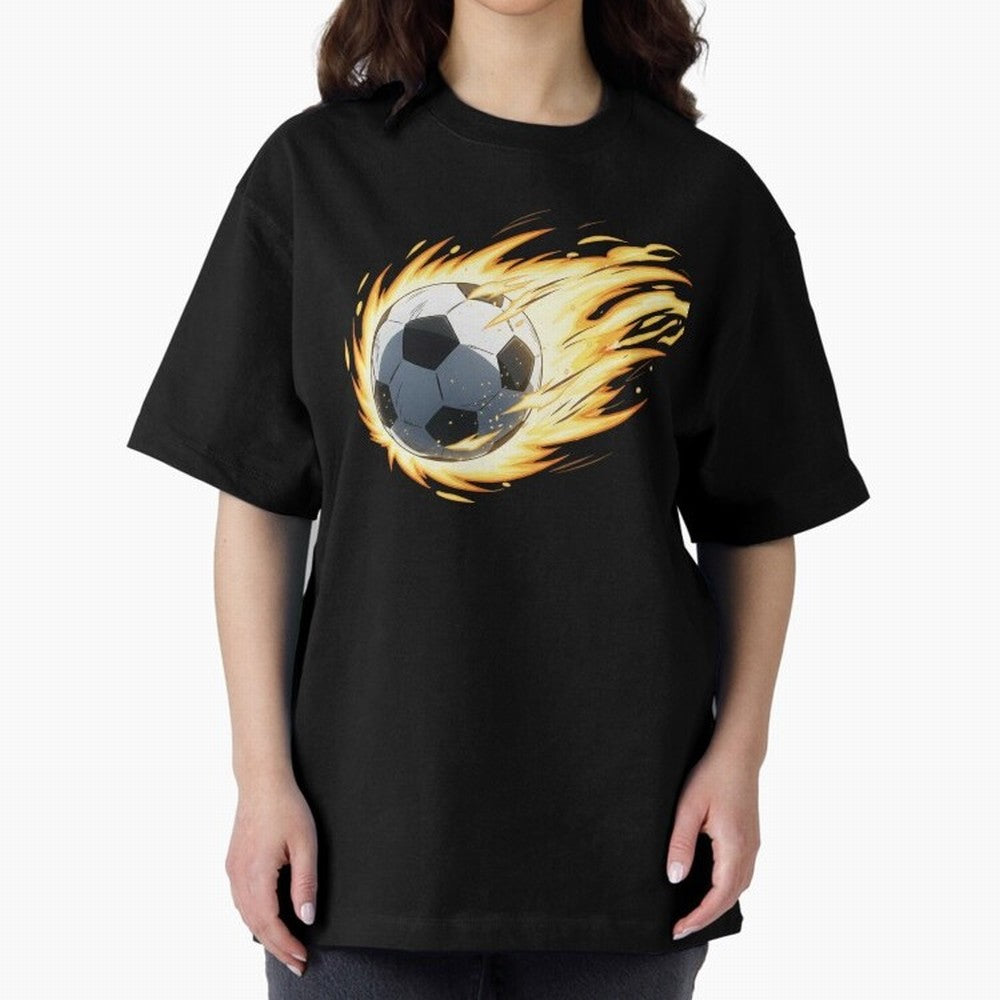 Soccer anime Oversized T-Shirt Bring a Champion Mindset to FIFA World Cup 2026 Inspired by Haaland and Mbappe, Argentina Energy, Football Passion, Legendary Performances, Festival Vibes and Supporter Community; Ideal for Fans Who Follow Messi,