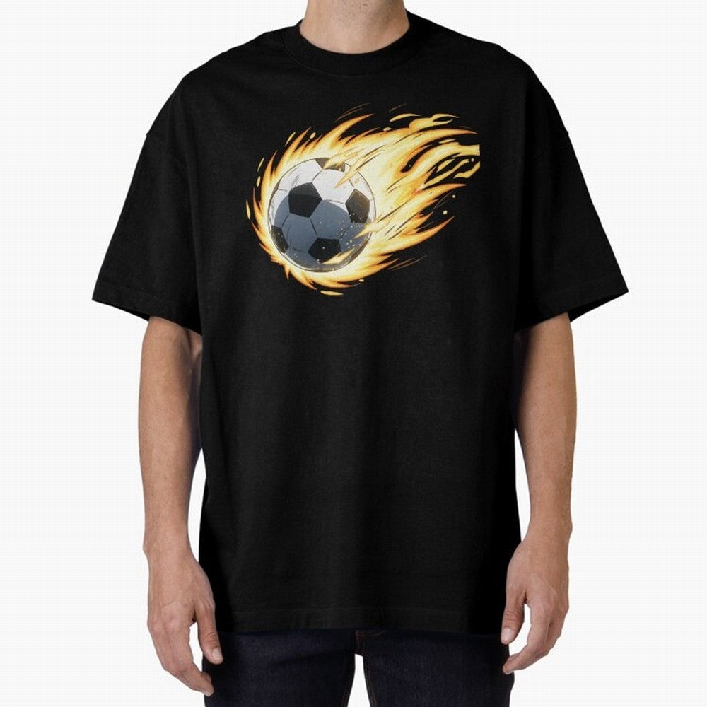 Soccer anime Oversized T-Shirt Bring a Champion Mindset to FIFA World Cup 2026 Inspired by Haaland and Mbappe, Argentina Energy, Football Passion, Legendary Performances, Festival Vibes and Supporter Community; Ideal for Fans Who Follow Messi,