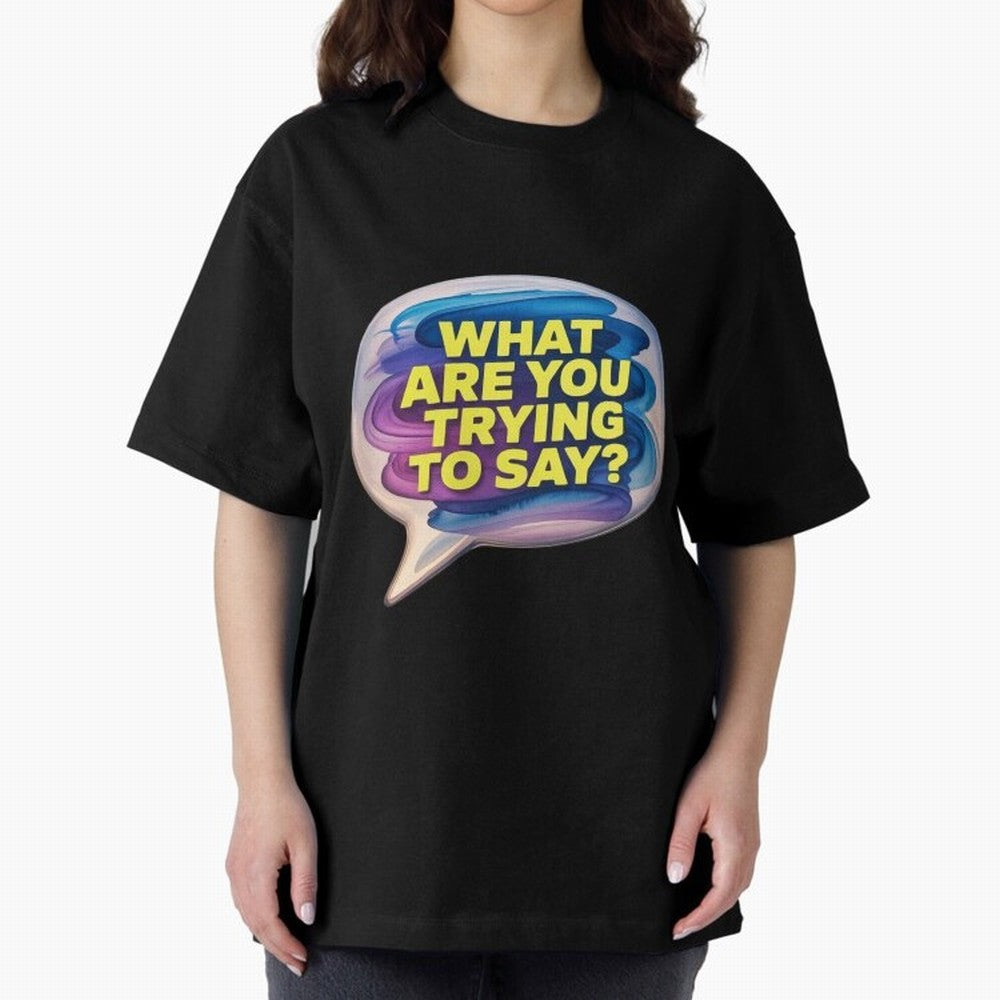 A photograph of a vibrant, oversized speech bubble Oversized T-Shirt Celebrate National Team Dreams in FIFA World Cup 2026 Group Stage for Fans of Cristiano Ronaldo and Spain and Netherlands, Bringing Classic Soccer Heritage, Championship Pressure,