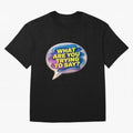 A photograph of a vibrant, oversized speech bubble Oversized T-Shirt Celebrate National Team Dreams in FIFA World Cup 2026 Group Stage for Fans of Cristiano Ronaldo and Spain and Netherlands, Bringing Classic Soccer Heritage, Championship Pressure,