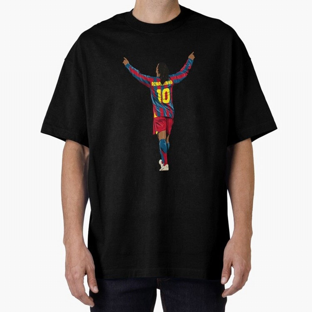 Ronaldinho Oversized T-Shirt Bring Global Tournament Vibes to FIFA World Cup 2026 USA Canada Mexico Connected to Cristiano Ronaldo, Haaland and CR7, France and Portugal Energy, Vintage Soccer Flavor, Modern Football Stars, National Flags and Final