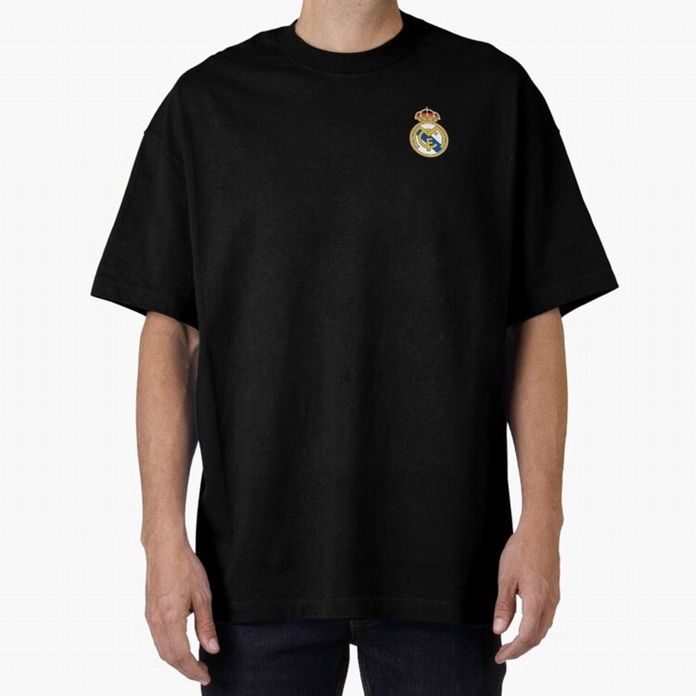 real Madrid Oversized T-Shirt Share the Excitement of the FIFA World Cup 2026 Journey through Cristiano Ronaldo Highlights, Brazil, Portugal and Argentina Pride, Football History, Final Match Energy, Crowd Noise and Once in a Lifetime Moments;
