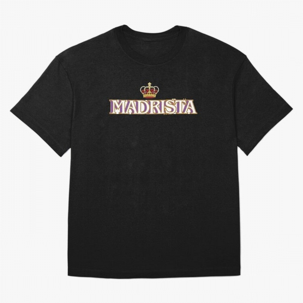 Madrista - Real Madrid Oversized T-Shirt Live for the Drama of Global Football Passion for FIFA World Cup 2026 Group Stage, Capturing Messi, CR7 and Mbappe, Portugal, Spain and Germany, Match Day Excitement, Supporter Culture, Golden Goals and