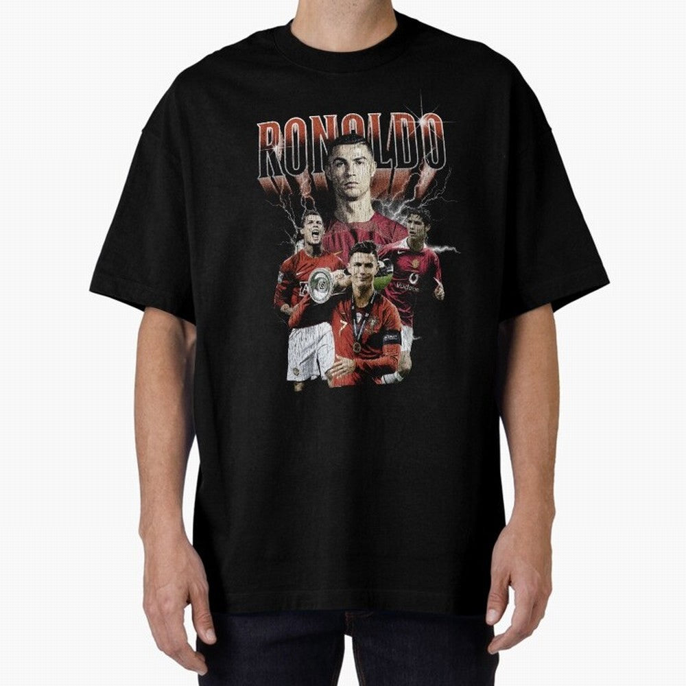 CR7 Vintage T-Shirt Oversized T-Shirt Elevate Match Day Hype around FIFA World Cup 2026, Cristiano Ronaldo, Haaland and CR7, England, France and Netherlands, Stadium Chants, National Pride, Trophy Dreams and Unforgettable Football Memories; Ideal