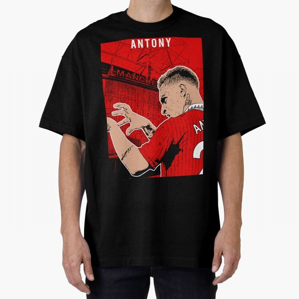 Antony Oversized T-Shirt Feel International Energy from the FIFA World Cup 2026 USA Canada Mexico Journey through Cristiano Ronaldo Highlights, Portugal, Spain and Germany Pride, Match Day Excitement, Supporter Culture, Golden Goals and Global