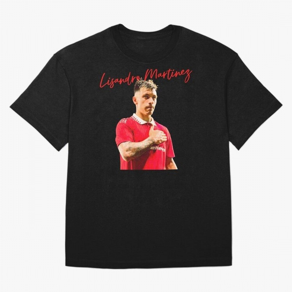 Lisandro Martinez Oversized T-Shirt Show Support during FIFA World Cup 2026 USA Canada Mexico Spirit, Made for Brazil, Portugal and Argentina, CR7, Goal Celebration Energy, Supporter Heritage, Football Icons and Worldwide Tournament Joy; Built for