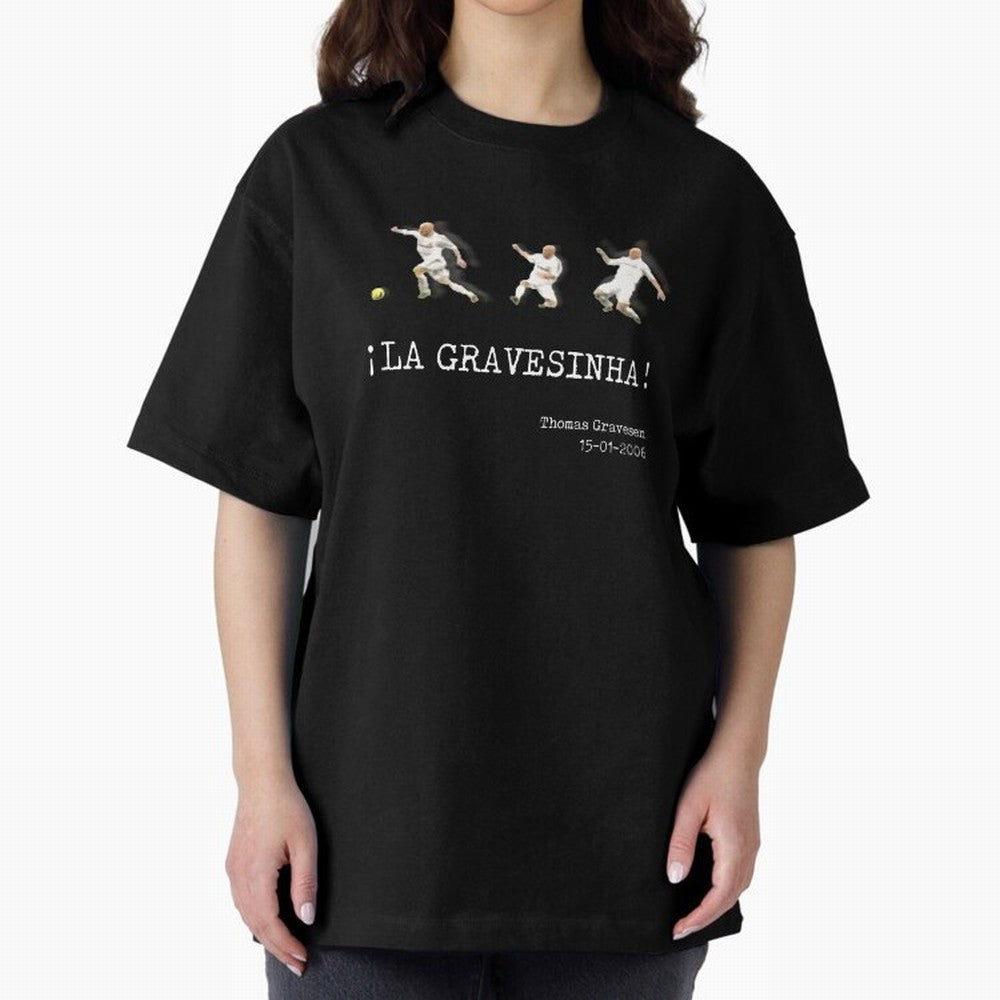 ?La Gravesinha! Oversized T-Shirt Spotlight Match Day Hype around FIFA World Cup 2026, Haaland, Germany, Match Day Excitement, Supporter Culture, Golden Goals and Global Football Passion; Perfect for People Who Love Argentina, Brazil, France,
