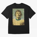 ZICO Oversized T-Shirt Stand Proud for FIFA World Cup 2026 Group Stage Centered on Messi and Cristiano Ronaldo, England, France and Netherlands Energy, Retro Football Energy, Iconic Rivalries, Trophy Chase Drama and Stadium Atmosphere; Ideal for