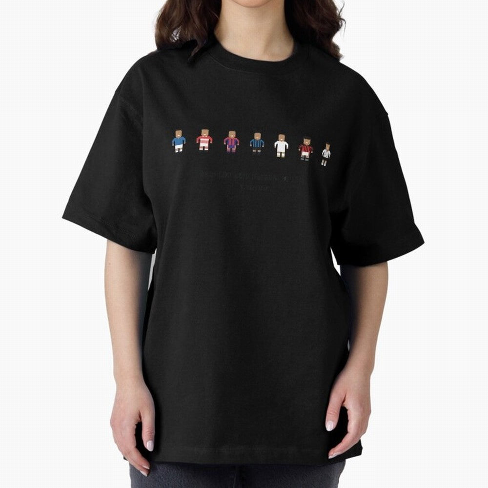 The Club Career Kits Of Ronaldo Oversized T-Shirt Join the Global Buzz around Global Football Passion for FIFA World Cup 2026, Featuring Haaland and Mbappe, Argentina, France and Brazil, Sports Nostalgia, International Competition, Famous Players